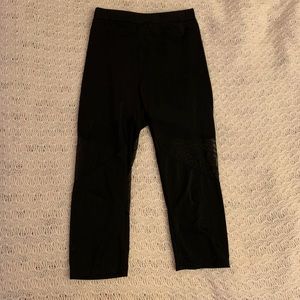 High waisted spandex capris